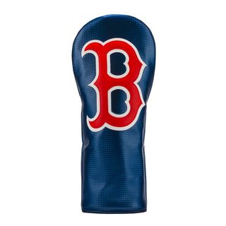 Hometown Brands officially licensed MLB Boston Red Sox navy and red driver golf headcover.