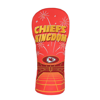 NFL Kansas City Chiefs Kingdom driver  golf headcover in red and gold.