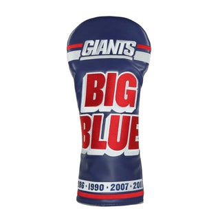 NFL NY Giants Big Blue driver golf headcover in navy, white and red.