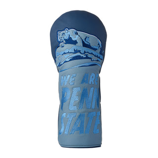 Penn State University We Are Penn State driver headcover in blue hues.