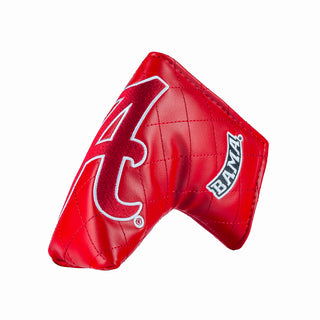 Hometown Brands x University of Alabama official logo quilted stitch blade putter golf headcover.