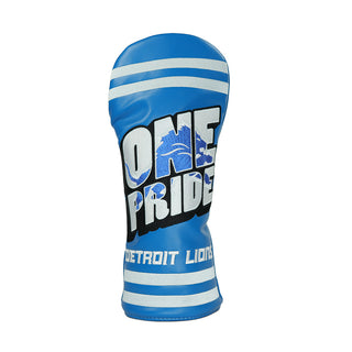 Hometown Brands x NFL Detroit Lions blue One Pride driver golf headcover.