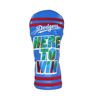 MLB Los Angeles Dodgers Here To Win Driver Headcover in Red White Blue and Green