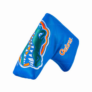 University of Florida Gators blue diamond quilt stitched blade golf headcover officially licensed. 
