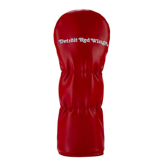 Red glove with 'Detroit Red Wings' text on a white background