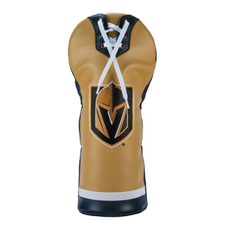 Hometown Brands x Vegas Golden Knights NHL official driver golf headcover with collar laces and embroidered team logo.