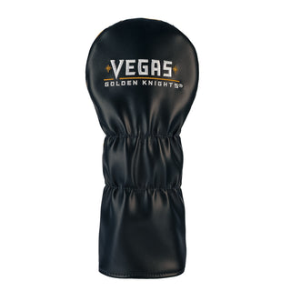Hometown Brands x Vegas Golden Knights NHL official driver golf headcover with collar laces and embroidered team logo.