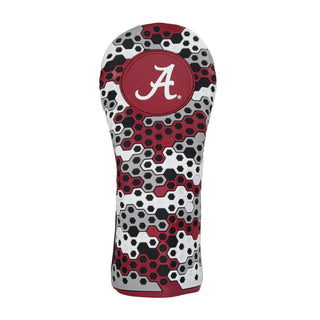 University of Alabama driver headcover in red, gray, white and black.