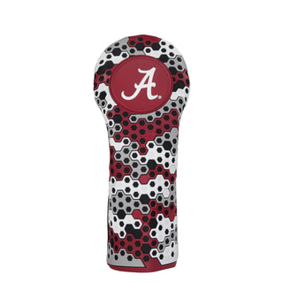 University of Alabama fairway headcover in red, gray, white and black.