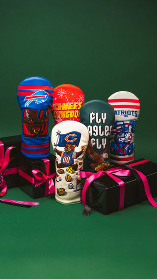 Hometown Brands officially licensed sports team golf headcovers featuring covers from your favorite NFL teams.