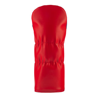 Hometown Brands USA Hockey Jersey red, white, and blue driver golf headcover with a lace collar detail and USA letter embroidery.