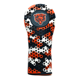 NFL Chicago Bears Hex Driver golf Headcover in Orange White Blue and Black