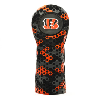 NFL Cincinnati Bengals Hex Driver Headcover in Orange Black and Gray