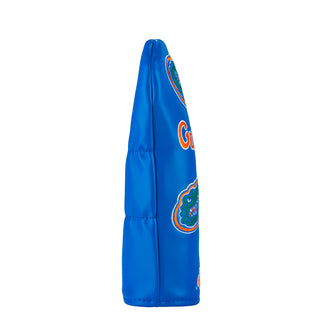 Blue University of Florida fairway golf club head cover with Florida Gators logo on a white background.