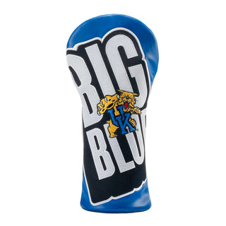 Hometown Brands x University of Kentucky Wildcats blue and white driver golf headcover.