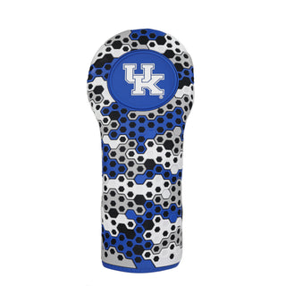 University of Kentucky fairway headcover in white, blue, black and gray.