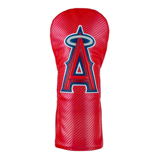 Hometown Brands x MLB official Los Angeles Angels red logo driver golf headcover.
