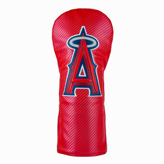 Hometown Brands x MLB official Los Angeles Angels red logo driver golf headcover.