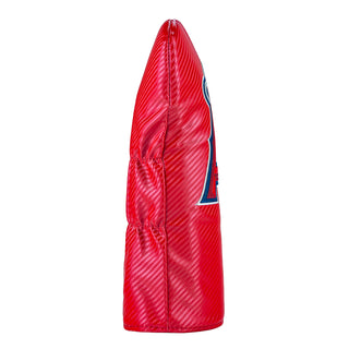 Hometown Brands x MLB official Los Angeles Angels red logo driver golf headcover.