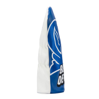 Duke University Blue Devils driver headcover in white and blue. 