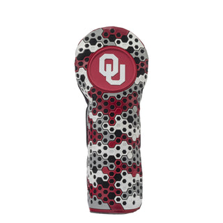 University of Oklahoma red, white, gray and black fairway golf headcover.