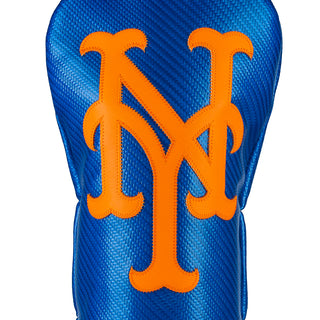 MLB official NY Mets blue and orange driver golf headcover.