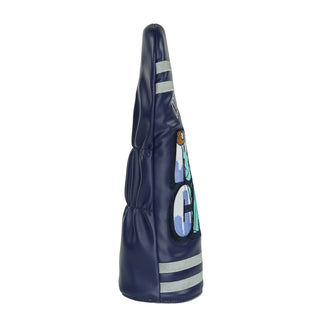 MLB New York Yankees Roll Call driver headcover in navy, teal, brown and gray.