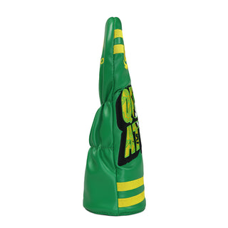 University of Oregon green, yellow, orange, white and black Quack Attack driver headcover.