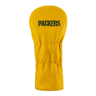 Green Bay Packers Bespoke Driver  back in yellow with Packer stitched in green.