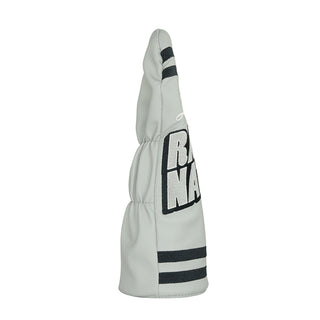 NFL Las Vegas Raiders driver headcover in gray, white and black.