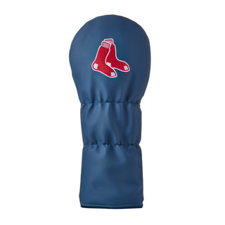 Baseball bleecher scene of Fenway stadium with Boston Red Sox log driver golf club headcover in green, red, blue, white and yellow.