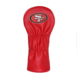 San Francisco The Bay driver in red, gold, white and black headcover. 