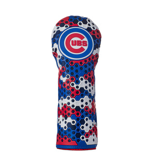 MLB Chicago Cubs hex fairway in red, white, and blue.